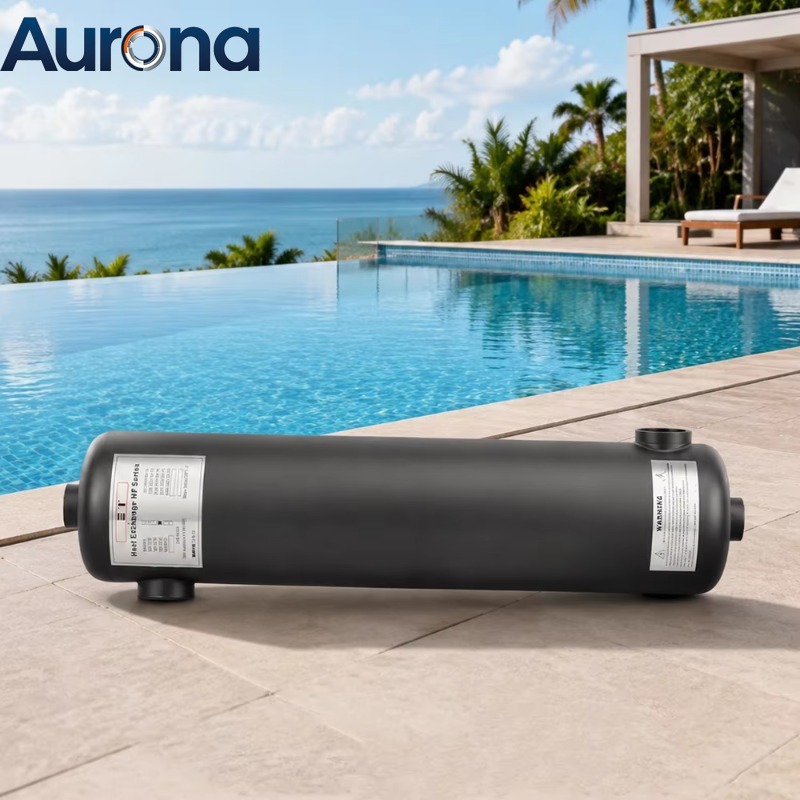 Pool Water Heat Exchanger Stainless - 【Industrieel】HUAXI MF400/200/260/400 Drievoudige warmtewisselaar voor zwembaden