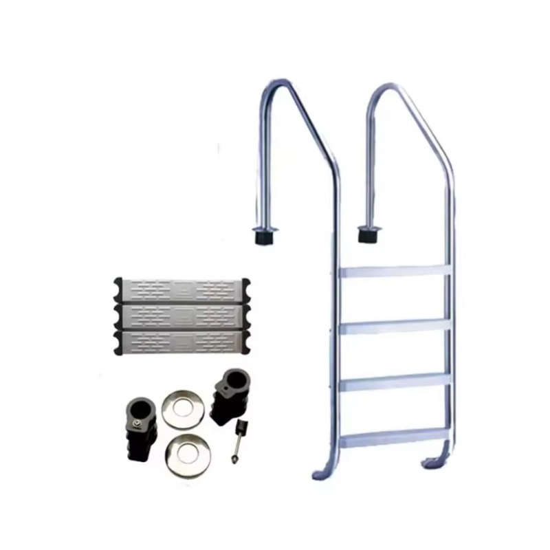 Swimming Pool Safety Handrail Stainless - Bovengrondse zwembadtrap SL-serie roestvrijstalen zwembadtrap met