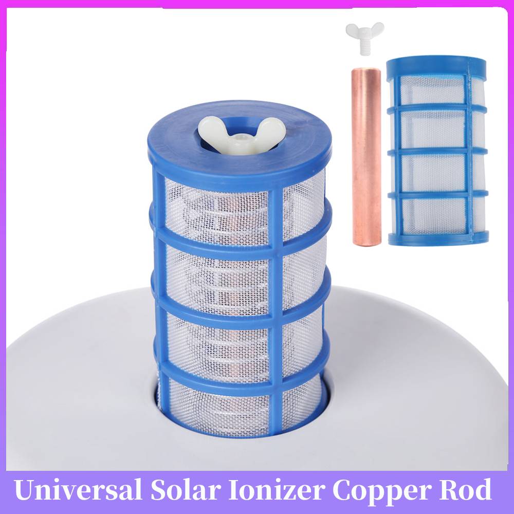 Solar Pool Ionizer Copper Anode - Zonne-zwembadionisator Koper Zilver Ion Zwembadreiniger/filter Doodt-algen