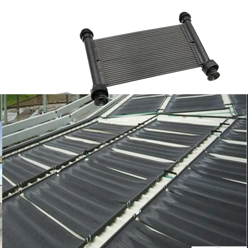 Swimming Pool Heat Collector Mat - Nieuw product: Dakverwarmingspaneel houdt zwembad bloot,