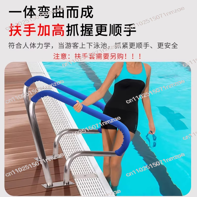 Swimming Pool Safety Handrail Stainless - 304 roestvrijstalen zwembadhandrail antislip verdikte veiligheidshaltegang