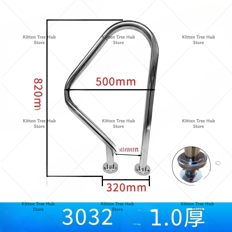 304 roestvrijstalen zwembadhan - Swimming Pool Safety Handrail Stainless recensie en prijs