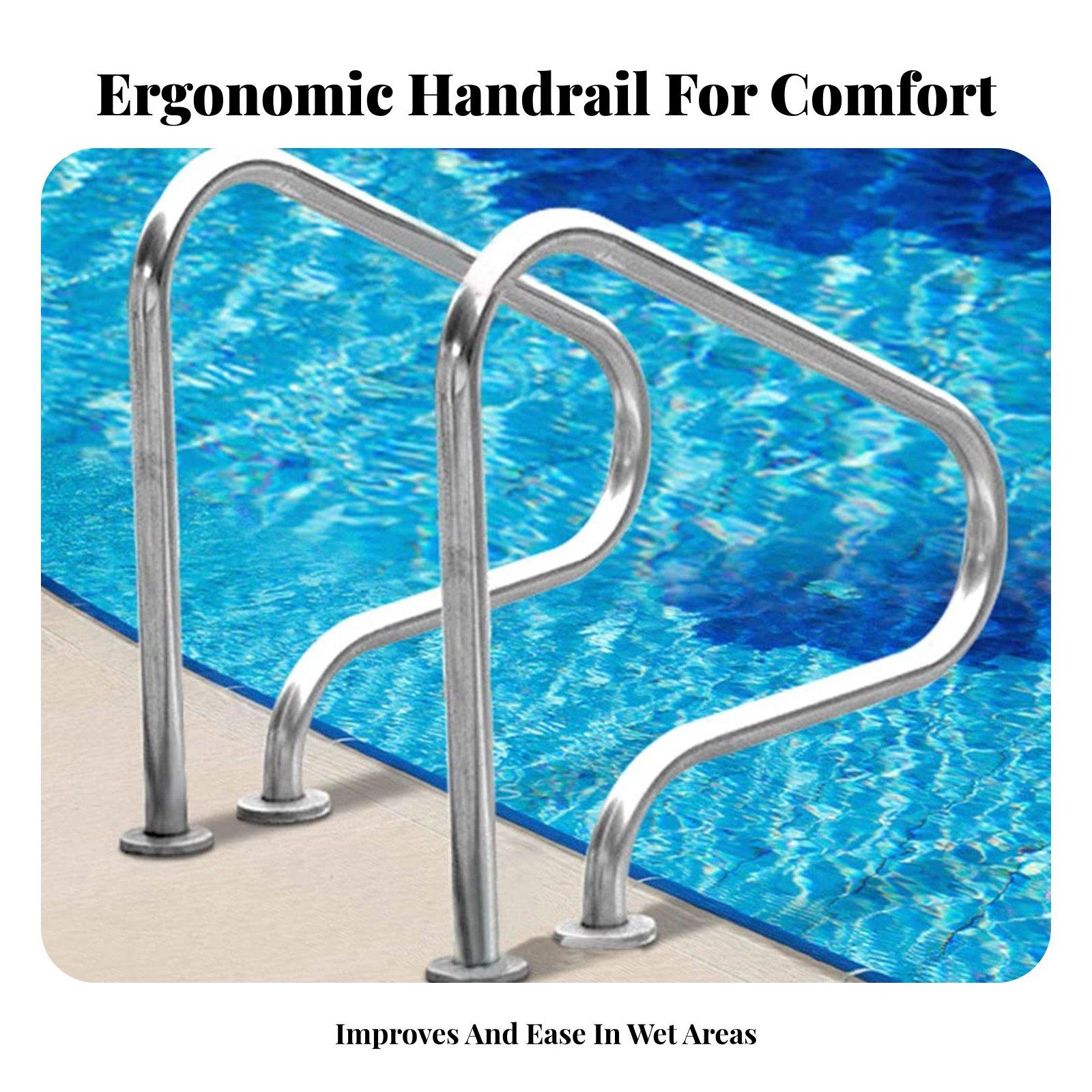 Roestvrijstalen zwembadleuning - Swimming Pool Safety Handrail Stainless recensie en prijs