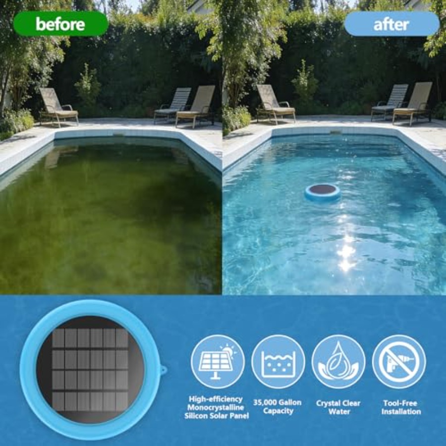 Zonne-zwembadionisator voor bo - Solar Pool Ionizer Copper Anode recensie en prijs