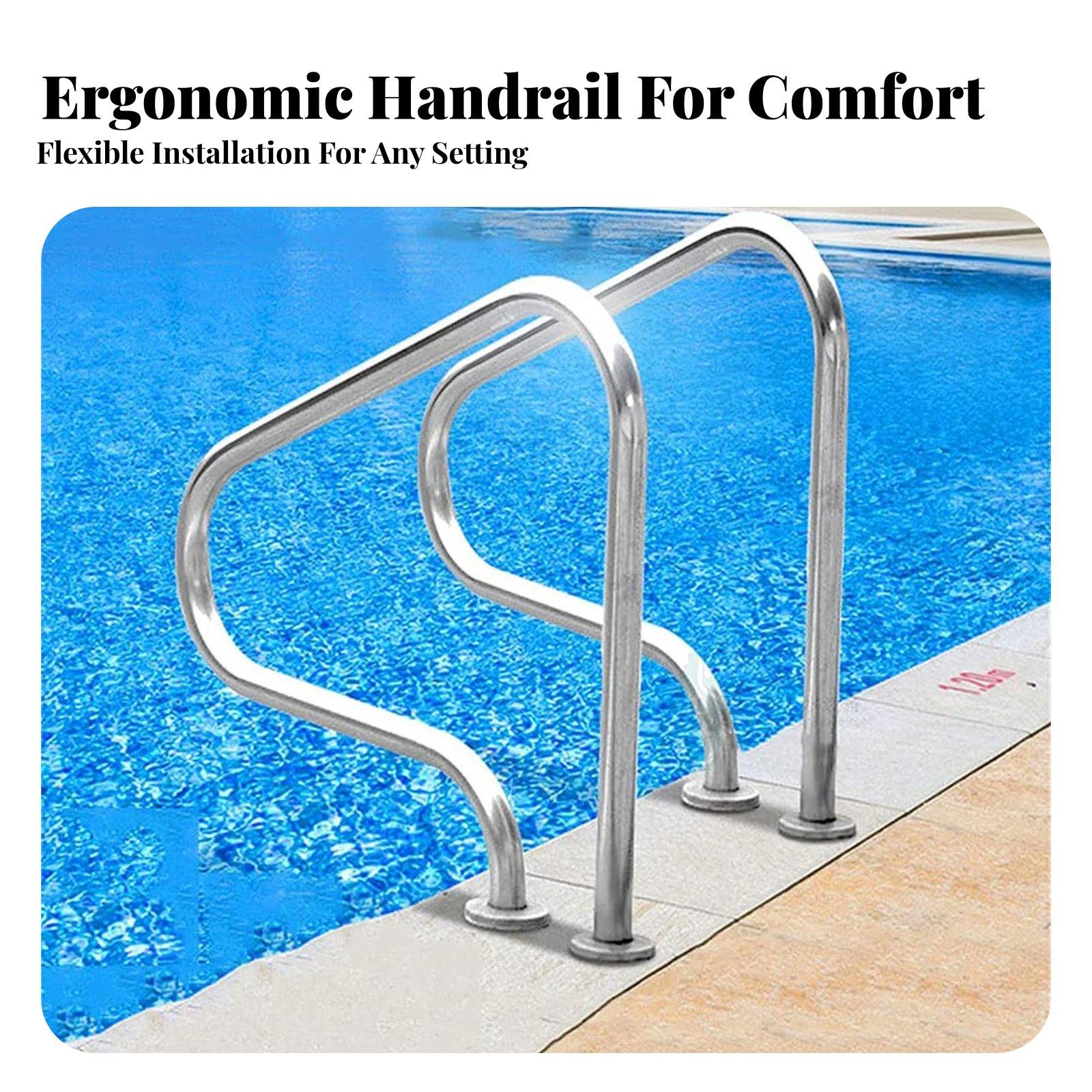 Zwembadveiligheidsleuning van  - Swimming Pool Safety Handrail Stainless recensie en prijs