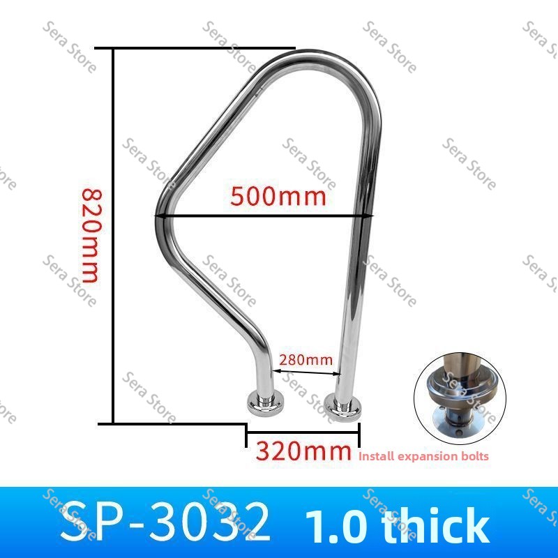 304 roestvrijstalen zwembadhan - Swimming Pool Safety Handrail Stainless recensie en prijs